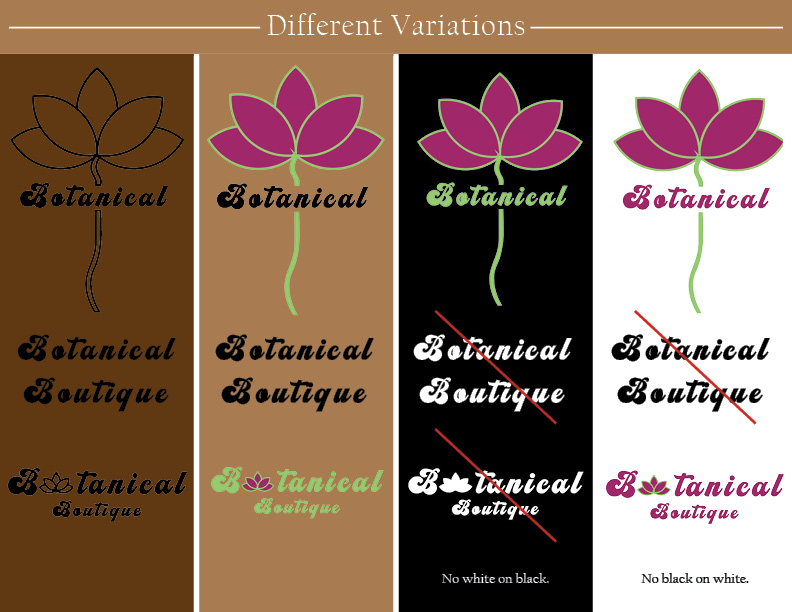 botanical boutique brand guide5